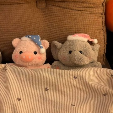 新上架👉【開學禮物】可愛小動物豆袋玩偶 晚安系列毛絨公仔送女友桌面陪伴交換禮物 送朋友禮物