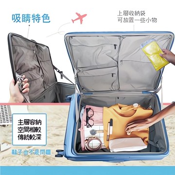 ARI 20吋前開式旅行箱 登機箱 行李箱 拉桿箱 多功能行李箱 海關鎖 多功能行李箱 杯架行李箱 熱銷爆款