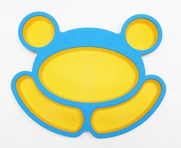 樂食熊餐盤— 藍
