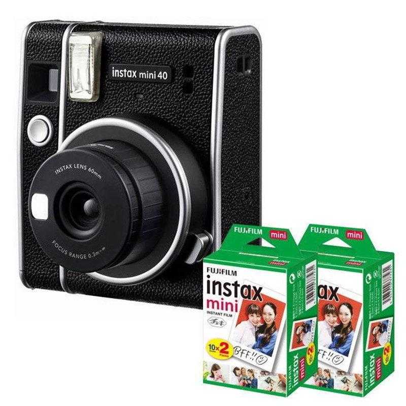 フィルム40枚セット】富士フィルム チェキカメラ instax mini40+フィルム40枚付き 通販 LINEポイント最大0.5%GET |  LINEショッピング