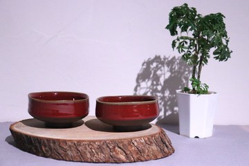 【鈞窯/鈞紅】浀杯 / 對杯 台灣陶瓷茶杯  Ceramic