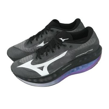 Mizuno 美津濃 競速跑鞋 Hyperwarp Pro 男鞋 灰 輕量 厚底 推進 馬拉松 J1GC2689-99
