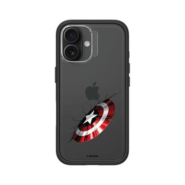 iPhone 16 Mod NX 黑 - 迪士尼-漫威 Marvel - 美國隊長的盾牌