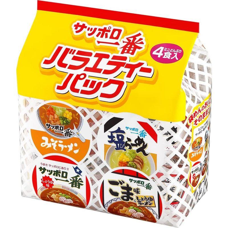 サッポロ一番 ミニどんぶり バラエティーパック 4食入×6個