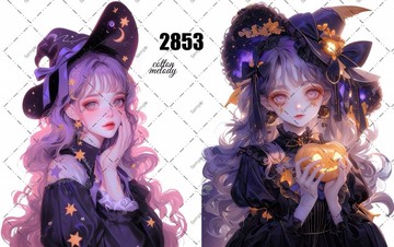 original sticker no.2853 人物貼紙 原創貼紙 原創人物貼紙 裝飾貼紙 cotton melody