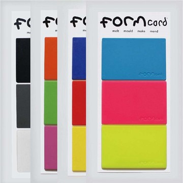 FORMCARD 多功能隨身塑形凝土-顏色隨機 (四入) 多功能隨身塑形凝土-顏色隨機 (四入)