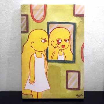 你好奇怪//無框畫