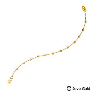 【JoveGold漾金飾】 此時此刻黃金手鍊