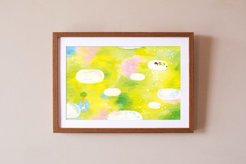 | 種子 | 風來了複製畫 ( 含框 )