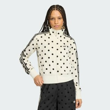 【adidas 愛迪達】 SATIN POLKA DOTS TT 運動外套 女 - Originals KV1165