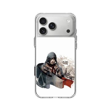 iPhone 17 Pro Max Clear Case（相機按鈕） 透明 - Assassin's Creed - French Flag