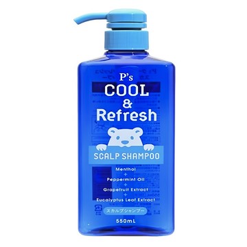 Ps COOL&Refresh 無矽靈頭皮洗髮精 550ml 控油蓬鬆 清潔頭皮  1瓶