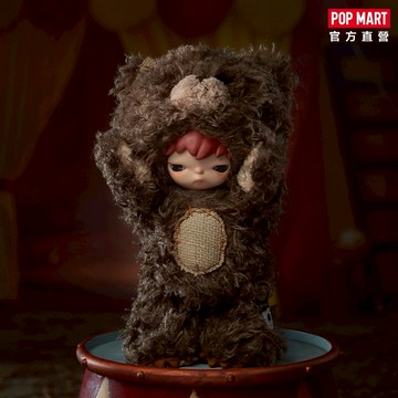 【POP MART 泡泡瑪特】Hirono 小野熊搪膠毛絨公仔 手辦