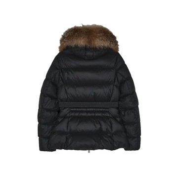 MONCLER 狐狸毛領縮腰羽絨外套 女士 #1 / H20931A001365396Q