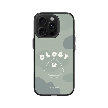 iPhone 16 Pro Clear (相機按鈕) 酷墨灰 - 奧樂雞 Ology - 迷彩綠