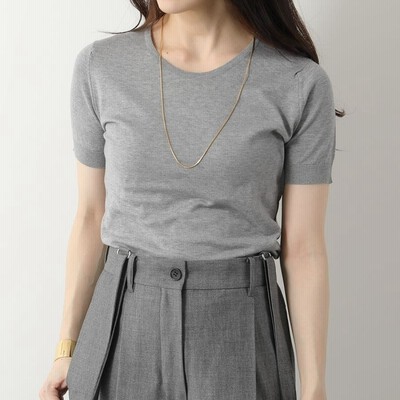JOHN SMEDLEY ジョンスメドレー ニット セーター DANIELLA ダニエラ SLIM FIT レディース クルーネック 丸首 半袖 シーアイランドコットン カラー12色 JOHN SMEDLEY ジョンスメドレー ニット セーター DANIELLA