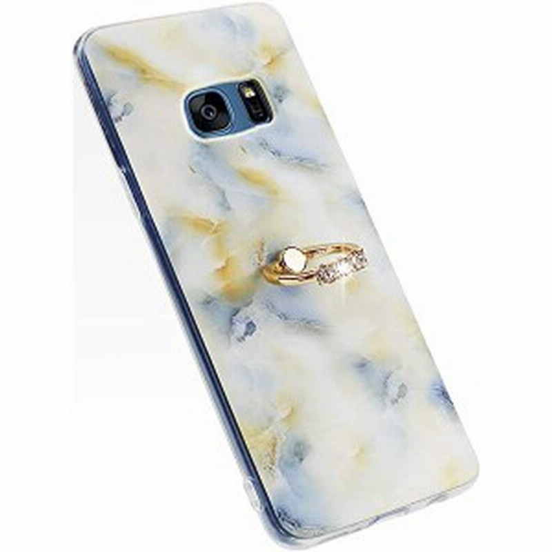 Galaxy S7edge ケース ギャラクシーs7エッジ ケース Sc 02h Scv33 リング付き ケース リング 大理石 キャラクター かわいい ディ 通販 Lineポイント最大3 0 Get Lineショッピング