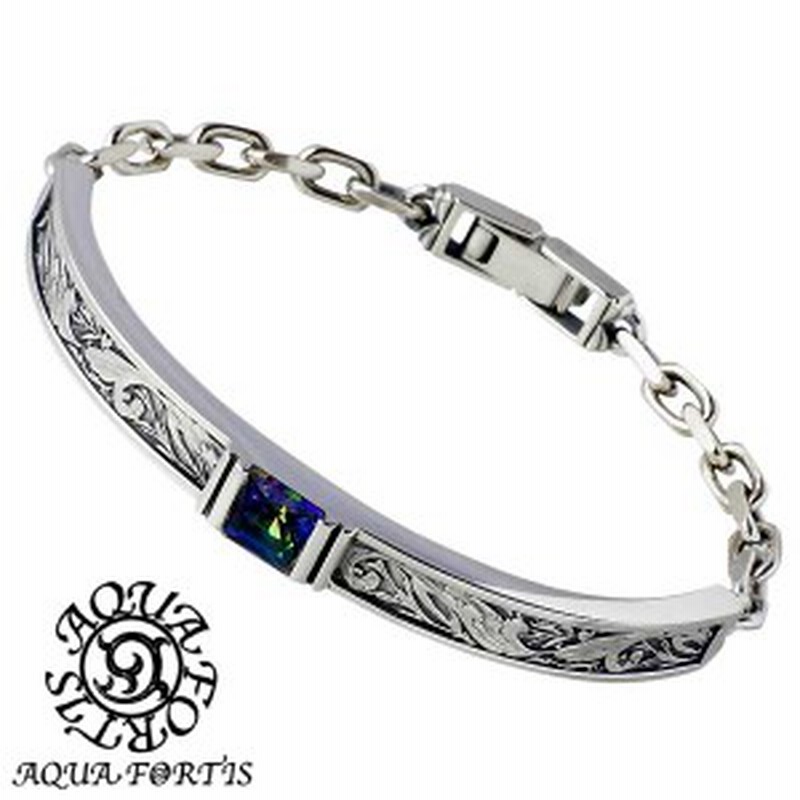アクアフォーティス AQUA FORTIS シルバー ブレスレット メンズ 