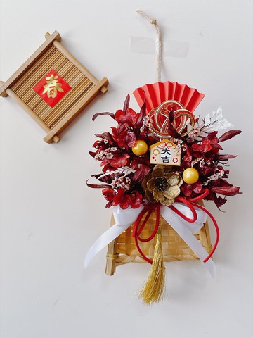 sueing_blossom 新年迷你畚箕掛飾