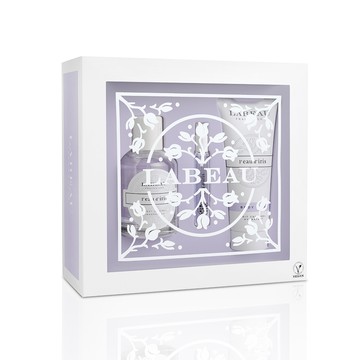 LABEAU 純淨花園鳶尾花淡香水禮盒 (Iris)【淡香水100ml+淡香水7.5ml+身體乳100ml】