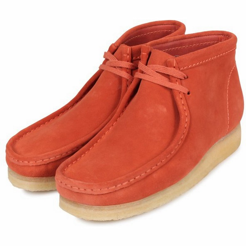 クラークス Clarks ワラビー ブーツ メンズ レディース Wallabee スエード オレンジ 通販 Lineポイント最大0 5 Get Lineショッピング