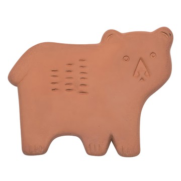 Now Designs 赤陶食材防潮片  北美熊 紅色  1片