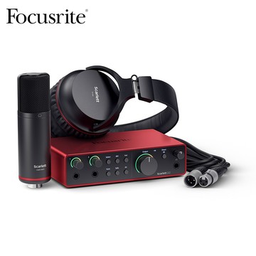 Focusrite Scarlett 2i2 Studio 第四代 錄音介面套組