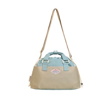 【DOUGHNUT】Gossamer 大餃子側背包 #灰藍x米黃 D474MNS-5711-F