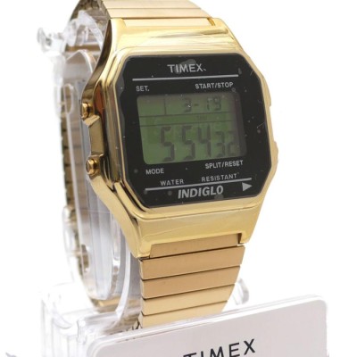 TIMEX Supreme デジタル腕時計 ゴールド TIMEX Supreme デジタルウォッチ ゴールド - メルカリ