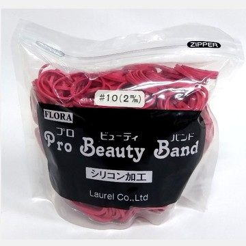 日本製 FLORA美髮專業用橡皮筋 耐久性 耐熱塑 高拉力 150g /盒 #10 (2mm)