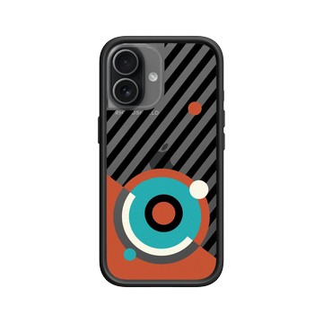 iPhone 17 Mod NX -邊框背蓋組合 (相機按鈕) 黑 - NASA - Helix Nebula - Bauhaus Style