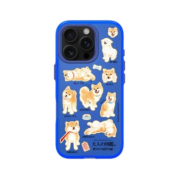 iPhone 16 Pro Clear 激光藍 - 大人の図鑑 - 柴犬心情編