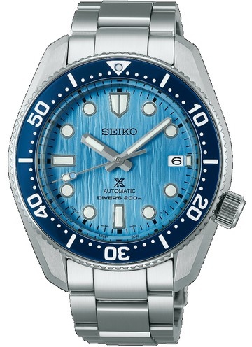 SEIKO 精工錶-黑牌款-PROSPEX 愛海洋系列 極地冰川潛水機械腕錶 6R35-01E0U(SPB299J1)-42mm-藍面鋼帶【刷卡回饋 分期0利率】【APP下單點數13倍送】
