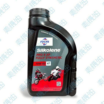 【美機油】FUCHS 4T SILKOLENE PRO 4 XP 10W60 全合成 機車 酯類 機油 競技油 1L
