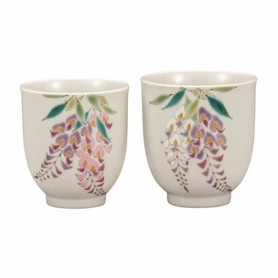 九谷焼 組湯呑 藤 うつわ お茶 器 茶碗 茶器 ゆのみ 湯 み 湯のみ 茶道具 緑茶 親戚 結婚記念日 赤ちゃん 和柄 お中元 古稀 ギフト 御歳暮 母の日 就任 父の日 通販 Lineポイント最大get Lineショッピング