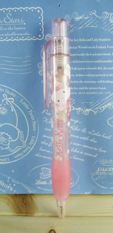 【震撼精品百貨】Hello Kitty 凱蒂貓 KITTY原子筆-玫瑰圖案 震撼日式精品百貨
