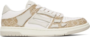AMIRI 驼色 & 白色 MA Quad Skel Top Low 运动鞋