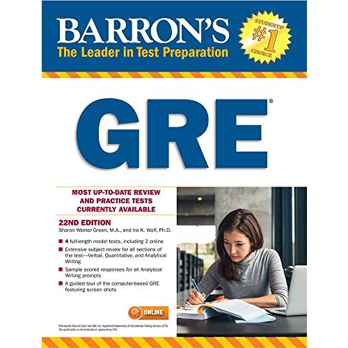 GRE with Online Tests (Barron's Test Prep)