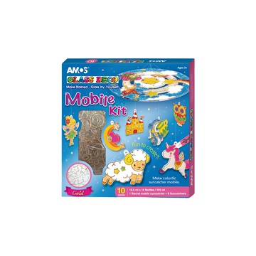 AMOS 阿摩司 創意風鈴主題玻璃彩繪膠 套裝  1盒  多色