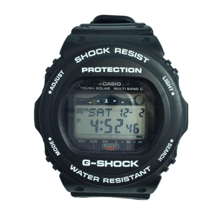 CASIO◇ソーラー腕時計・G-SHOCK/デジタル/ラバー/BLK/BLK | LINEショッピング