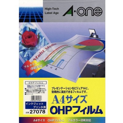 まとめ）十千万 OHPフィルム WPO-A3P PPC A3 10枚〔×2セット〕 | LINE