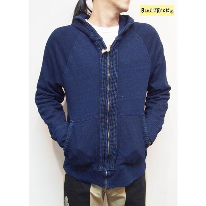 BLUE TRICK ブルートリック 50％OFF SALE!! インディゴパーカー 6208