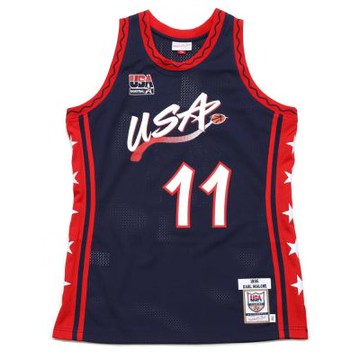 NBA M&N Authentic球員版復古球衣 96 Dream Team #11 Karl Malone -AJY4SB19058-USANAVY96KMA