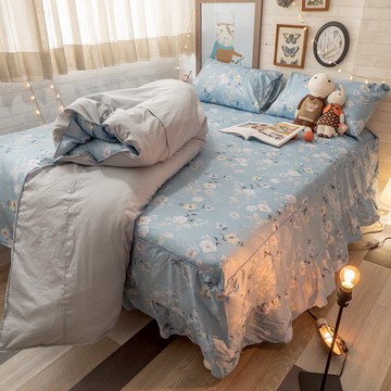 薄款床裙/夏床裙【100%精梳棉/40s】台灣製