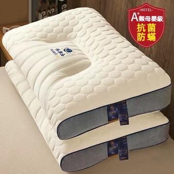 🔥CC現貨免運📣乳膠枕 枕頭 枕芯 護頸助眠枕 睡眠枕 乳膠枕頭 抗菌防螨 乳膠填充 可水洗 快速回彈 48*74cm