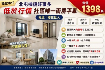 低於行情❗北屯好事多｜大兩房平車樹梢戶✨｜台中市北屯區南興北三路