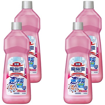 Kao 花王 Magiclean 魔術靈 浴室清潔劑 經濟瓶 速淨垢 除菌  500ml  4瓶