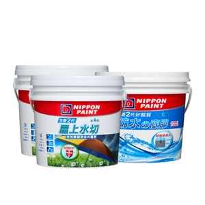 (組合) 立邦 1底2面防水組(城堡灰) 15kg