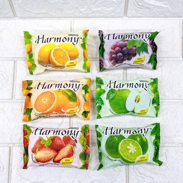 ✨星星文具✨Harmony 水果香皂 肥皂 75g 沐浴用 身體清潔 草莓 檸檬 萊姆 橘子 葡萄