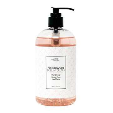 Vitabath Hand Soap Pomegranate Bellini Blush 16 oz